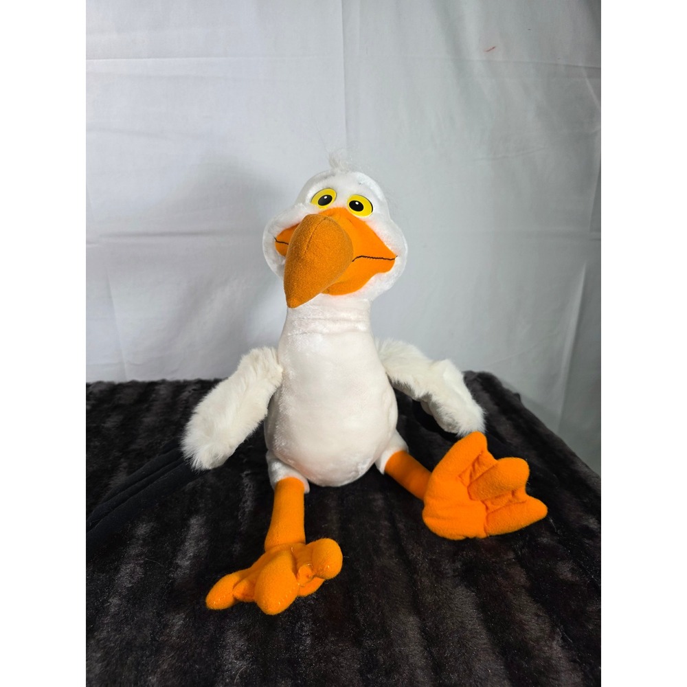 Vintage Disney Scuttle Plush The Little Mermaid Seagull Stuffed Toy Disneyland